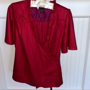 Marc by Marc Jacobs Wrap Silk Tie Top